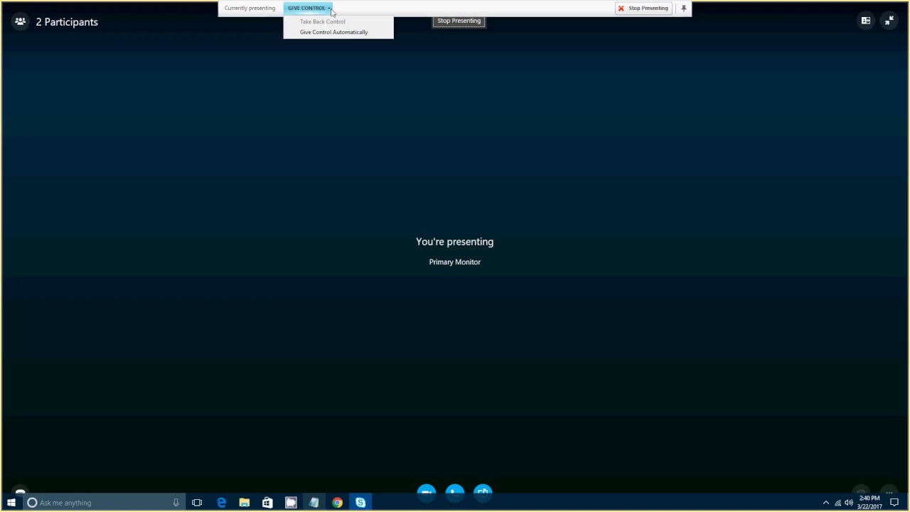 control desktop skype for bisness mac